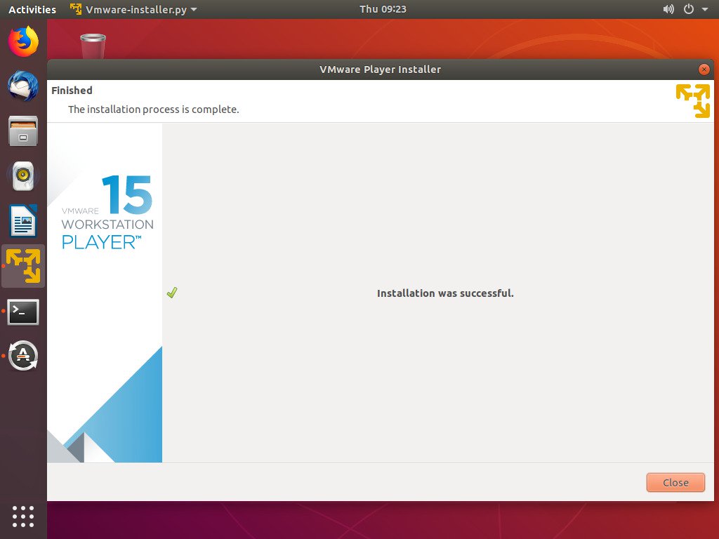 Install VMware Workstation Player di Ubuntu 6
