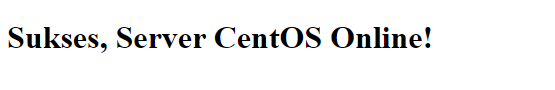 Server CentOS
