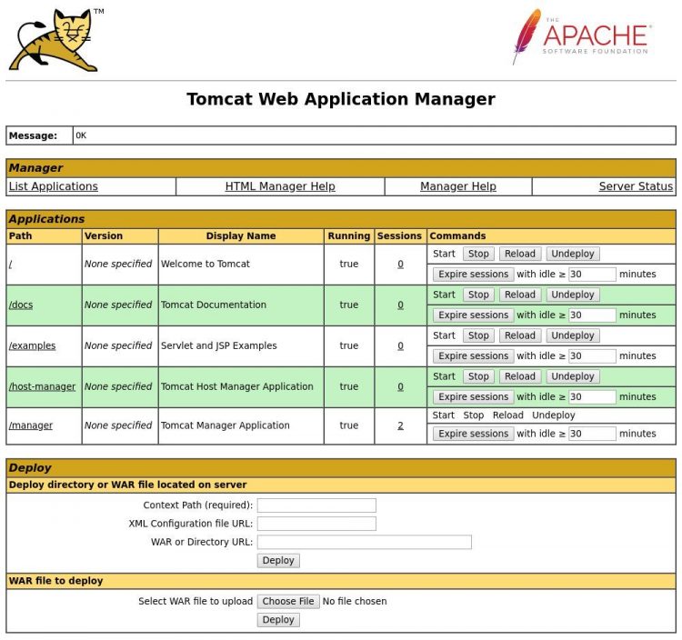 Instalasi & Konfigurasi Apache Tomcat di Debian 9