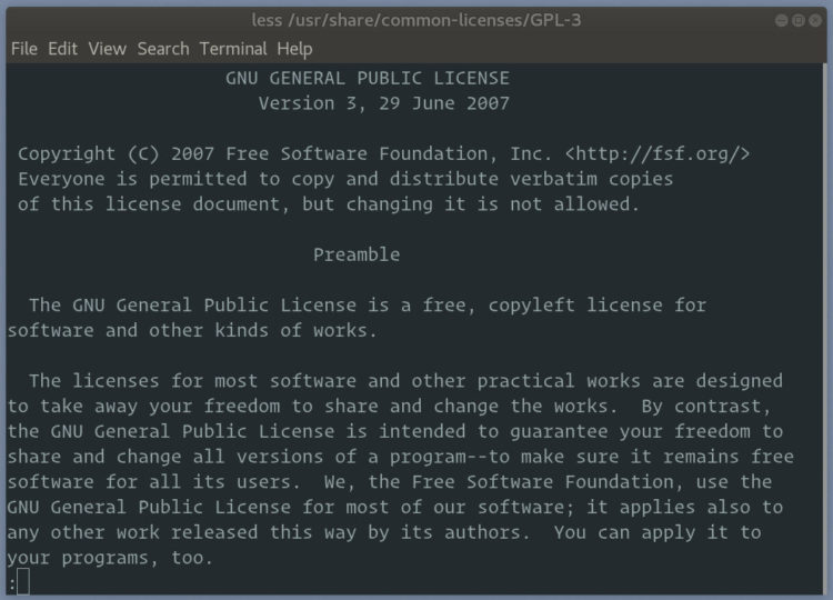 Gnu public license. Команда less в Linux. GNU General public License линукс. Вывод команды PS aux в Linux. GNU GPL лицензия.