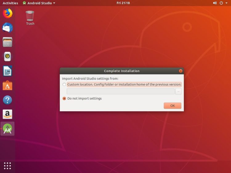 how install android studio linux ubuntu
