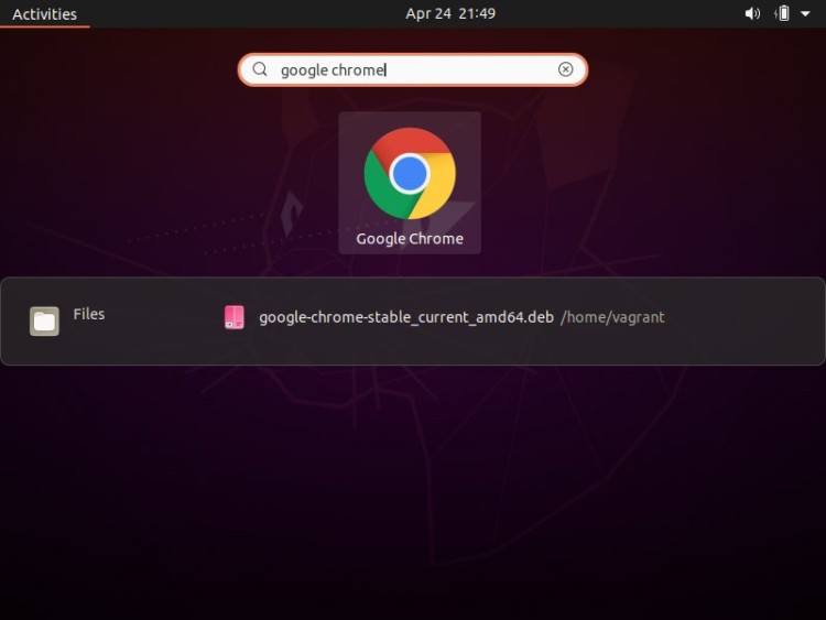 Jalankan Google Chrome Ubuntu 20.04